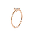 0.10Ct Triangle Shape Round Prong Lab-Grown Diamond Gold Ring