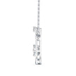 0.12Ct Floral Prong Lab-Grown Diamond Gold Pendant Necklace