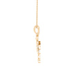 Gorgeous Ballerina Designe Gold Pendant Necklace
