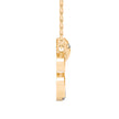 0.22Ct Heart Shape Bezel Lab-Grown Diamond Gold Pendant Necklace