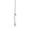 0.18Ct Triangle Shape Pave Set Lab-Grown Diamond Gold Pendant Necklace