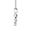 0.34Ct Waterfall Style Prong Lab-Grown Diamond Gold Pendant Necklace