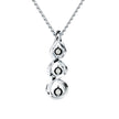 0.34Ct Waterfall Style Prong Lab-Grown Diamond Gold Pendant Necklace