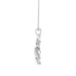0.29Ct Butterfly Shape Pave Lab-Grown Diamond Gold Pendant Necklace