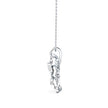 0.97Ct Fancy Butterfly Shape Bazel Lab-Grown Diamond Gold Pendant Necklace
