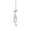 0.18Ct Butterfly Pave Lab-Grown Diamond Gold Pendant Necklace
