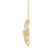 0.24Ct Evil Eye Prong Lab-Grown Diamond Gold Pendant Necklace