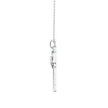 0.12Ct key Shape Pave Lab-Grown Diamond Gold Pendant Necklace