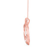 0.40Ct Teardrop Style Lab-Grown Diamond Gold Pendant Necklace