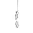 0.40Ct Teardrop Style Lab-Grown Diamond Gold Pendant Necklace