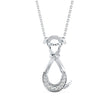 0.07Ct Puppy Style Pave Lab-Grown Diamond Gold Pendant Necklace