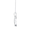 0.18Ct Oval Shape Pave Lab-Grown Diamond Gold Pendant Necklace