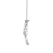 0.07Ct Two Horse Heads Shape Lab-Grown Diamond Gold Pendant Necklace
