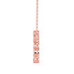 0.39Ct Celestial Circle Design Lab-Grown Diamond Gold Pendant Necklace