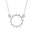 0.39Ct Celestial Circle Design Lab-Grown Diamond Gold Pendant Necklace