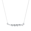0.17Ct Feather Style Pave Lab-Grown Diamond Gold Pendant Necklace
