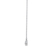 0.17Ct Feather Style Pave Lab-Grown Diamond Gold Pendant Necklace
