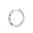 0.21Ct Twisted Pave Lab-Grown Diamond Gold Hoop Earrings