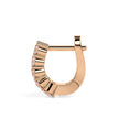 0.46Ct Round Prong Set Lab-Grown Diamond Gold Hoop Earrings