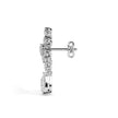 2.38Ct Teardrop Prong Set Lab-Grown Diamond Gold Drop Earrings