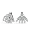 0.37Ct Multi Linear Lab-Grown Diamond Gold Hoop Earrings