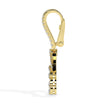 0.68Ct Round Cut Prong Lab-Grown Diamond Gold Drop Hoop Earrings