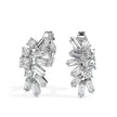 0.60Ct Sunburst Design Lab-Grown Diamond Gold Stud Earrings