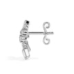 0.60Ct Sunburst Design Lab-Grown Diamond Gold Stud Earrings