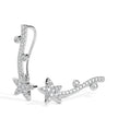 0.49Ct Star Shaped Lab-Grown Diamond Gold Ear Climber Earrings