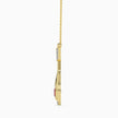 0.52Ct Heart Bezel Lab-Grown Diamond Gold Pendant Necklace