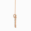 0.21Ct Twisted Pavé Heart Lab-Grown Diamond Gold Pendant Necklace