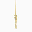 0.21Ct Twisted Pavé Heart Lab-Grown Diamond Gold Pendant Necklace