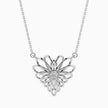0.06Ct Round Cluster Lab-Grown Diamond Gold Pendant Necklace