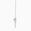0.11Ct Bezel Set Heart Lab-Grown Diamond Gold Pendant Necklace