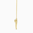 0.11Ct Bezel Set Heart Lab-Grown Diamond Gold Pendant Necklace