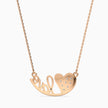 0.11Ct Heart Micro Pave Lab-Grown Diamond Gold Pendant Necklace