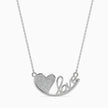0.11Ct Heart Micro Pave Lab-Grown Diamond Gold Pendant Necklace