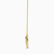 0.11Ct Heart Micro Pave Lab-Grown Diamond Gold Pendant Necklace