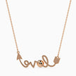 0.04Ct Love Arrow Lab-Grown Diamond Gold Pendant Necklace