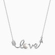 0.04Ct Love Arrow Lab-Grown Diamond Gold Pendant Necklace