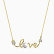 0.04Ct Love Arrow Lab-Grown Diamond Gold Pendant Necklace