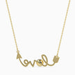 0.04Ct Love Arrow Lab-Grown Diamond Gold Pendant Necklace