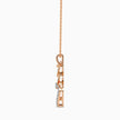 0.14Ct Layered Heart Lab-Grown Diamond Gold Pendant Necklace