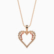 0.41Ct Heart Shape Lab-Grown Diamond Gold Pendant Necklace