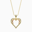 0.41Ct Heart Shape Lab-Grown Diamond Gold Pendant Necklace