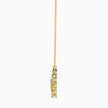 0.14Ct Angel Wings Heart Lab-Grown Diamond Gold Pendant Necklace