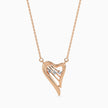 0.04Ct Heart Shaped Lab-Grown Diamond Gold Pendant Necklace