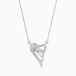 0.04Ct Heart Shaped Lab-Grown Diamond Gold Pendant Necklace