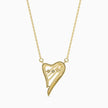 0.04Ct Heart Shaped Lab-Grown Diamond Gold Pendant Necklace