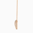 0.11Ct Double Heart Lab-Grown Diamond Gold Pendant Necklace